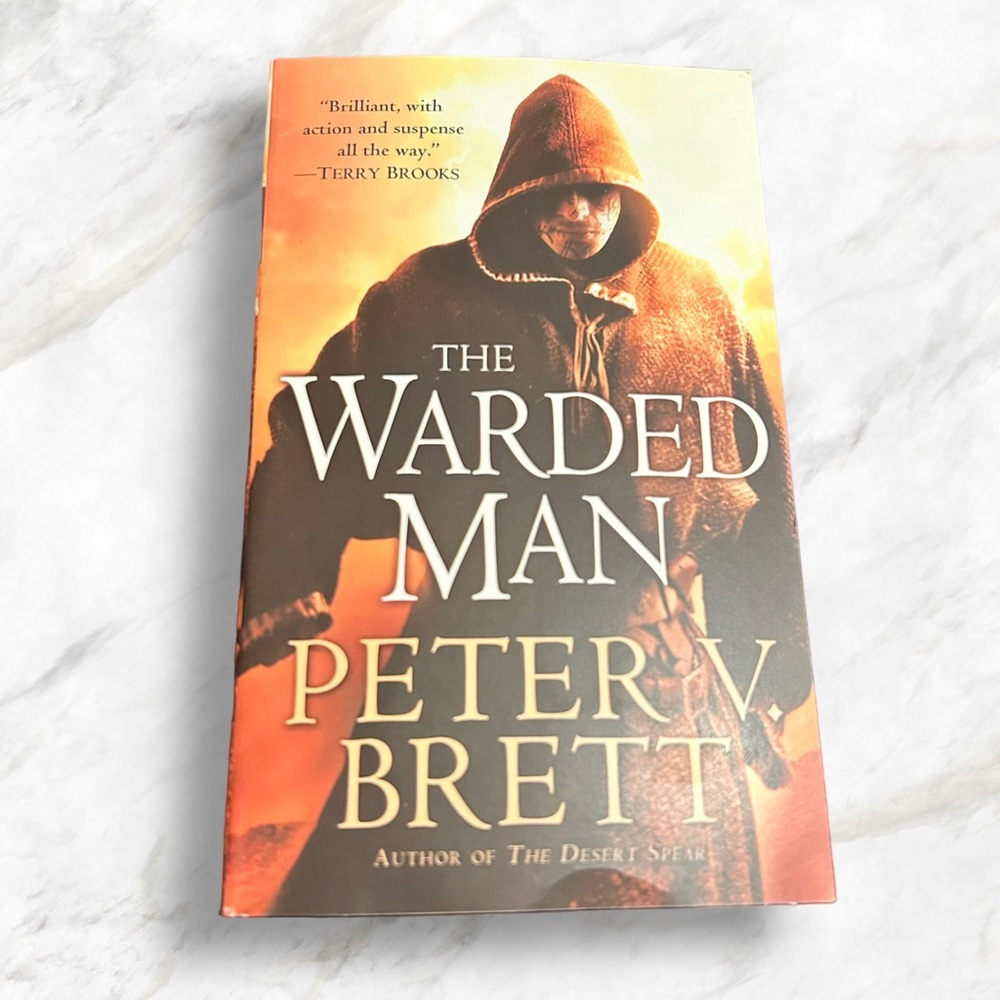 The Warded Man by Peter V. Brett New Paperback Dark fantasy fiction